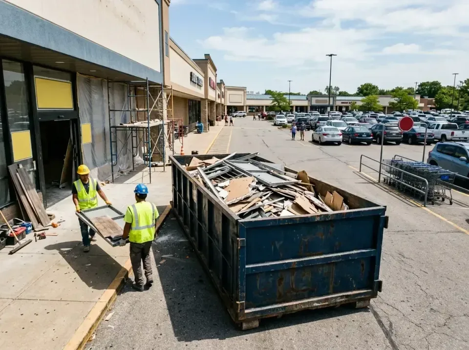 retail-store-renovation-debris-003 — frequently asked questions, Roll-off Dumpster Rentals in West Dundee, IL